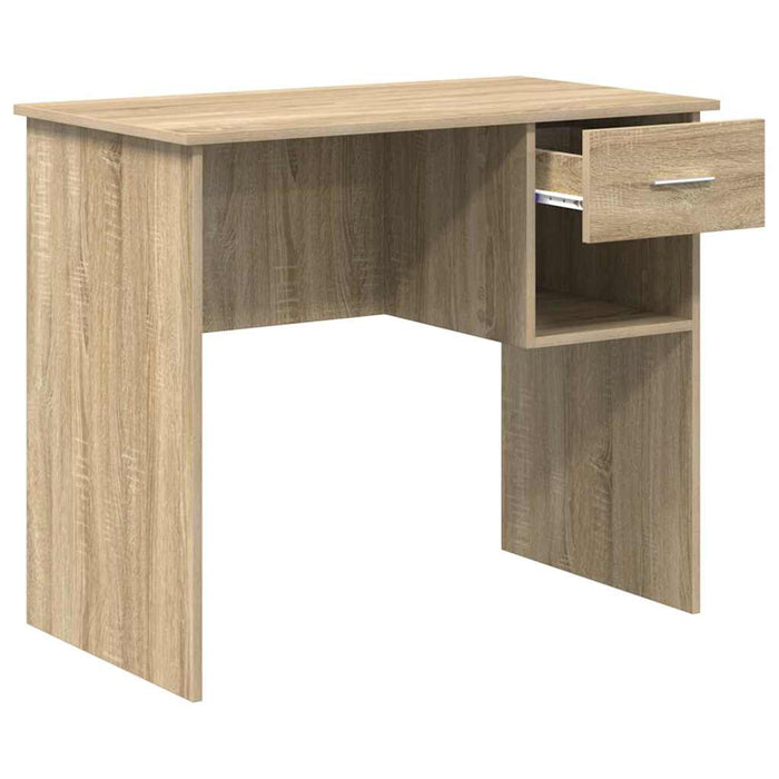 Birou cu sertar Stejar sonoma 90 x 49.5 x 75 cm Lemn compozit - WALTI WALTI