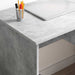 Birou cu sertar Gri beton 90 x 49.5 x 75 cm Lemn compozit - WALTI WALTI