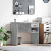 Birou cu sertar Gri beton 90 x 49.5 x 75 cm Lemn compozit - WALTI WALTI