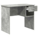 Birou cu sertar Gri beton 90 x 49.5 x 75 cm Lemn compozit - WALTI WALTI