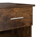 Birou cu sertar Stejar afumat 90 x 49.5 x 75 cm Lemn compozit - WALTI WALTI