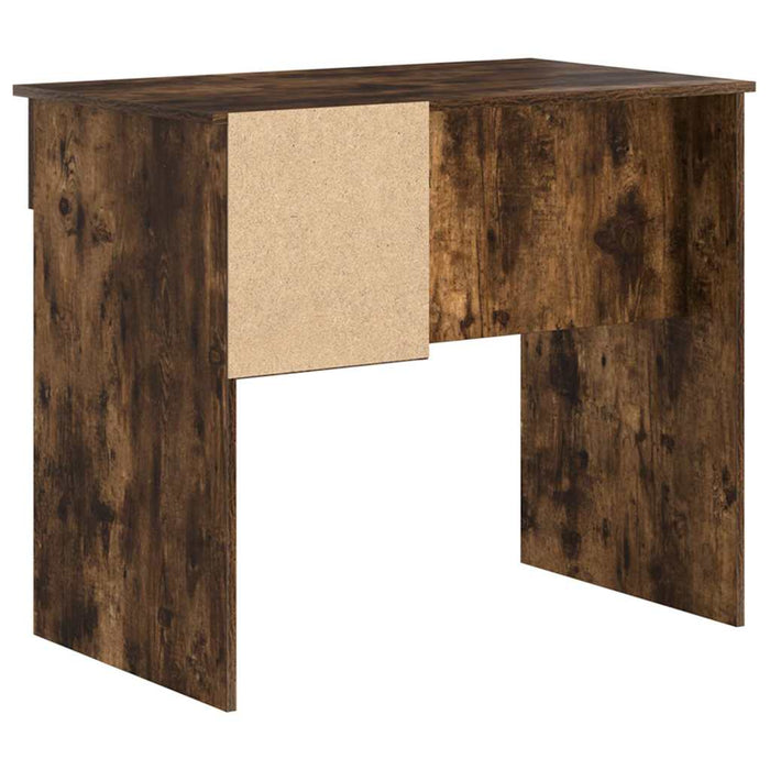 Birou cu sertar Stejar afumat 90 x 49.5 x 75 cm Lemn compozit - WALTI WALTI