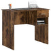 Birou cu sertar Stejar afumat 90 x 49.5 x 75 cm Lemn compozit - WALTI WALTI