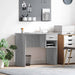 Birou cu sertar sonoma gri 90 x 49.5 x 75 cm Lemn compozit - WALTI WALTI