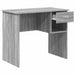 Birou cu sertar sonoma gri 90 x 49.5 x 75 cm Lemn compozit - WALTI WALTI
