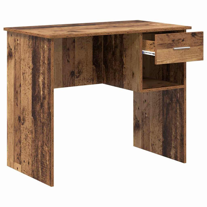 Birou cu sertar Lemn vechi 90 x 49.5 x 75 cm Lemn compozit - WALTI WALTI