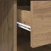 Birou cu raft stejar artizanal 90 x 49.5 x 75 cm Lemn compozit - WALTI WALTI