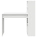 Birou cu raft cu depozitare Alb 113 x 54 x 120 cm Lemn compozit - WALTI WALTI