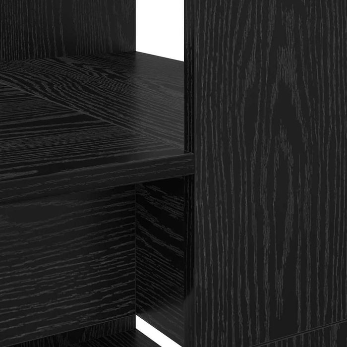 Birou cu raft Stejar Negru 113 x 54 x 120 cm Lemn compozit - WALTI WALTI