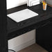 Birou cu raft Stejar Negru 113 x 54 x 120 cm Lemn compozit - WALTI WALTI