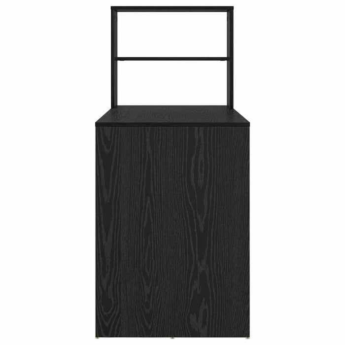 Birou cu raft Stejar Negru 113 x 54 x 120 cm Lemn compozit - WALTI WALTI