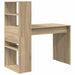 Birou cu raft Stejar Sonoma 113 x 54 x 120 cm Lemn compozit - WALTI WALTI