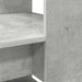 Birou cu raft Gri din beton 113 x 54 x 120 cm Lemn compozit - WALTI WALTI