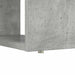 Birou cu raft Gri din beton 113 x 54 x 120 cm Lemn compozit - WALTI WALTI