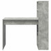 Birou cu raft Gri din beton 113 x 54 x 120 cm Lemn compozit - WALTI WALTI