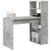Birou cu raft Gri din beton 113 x 54 x 120 cm Lemn compozit - WALTI WALTI