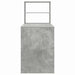 Birou cu raft Gri din beton 113 x 54 x 120 cm Lemn compozit - WALTI WALTI