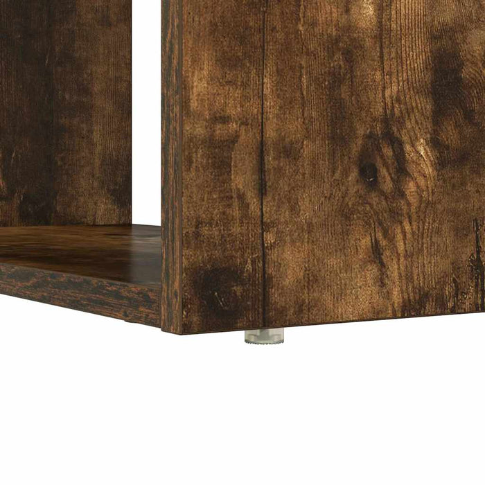 Birou cu raft Stejar fumuriu 113 x 54 x 120 cm Lemn compozit - WALTI WALTI