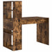 Birou cu raft Stejar fumuriu 113 x 54 x 120 cm Lemn compozit - WALTI WALTI