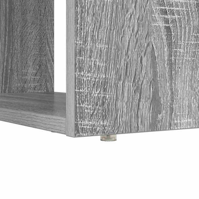 Birou cu raft Gri Sonoma 113 x 54 x 120 cm Lemn compozit - WALTI WALTI