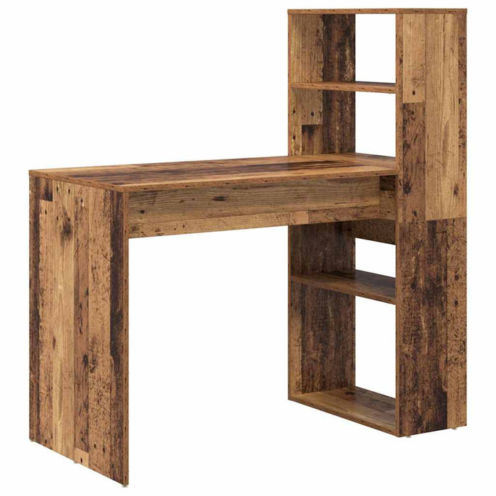 Birou cu raft Lemn Vechi 113 x 54 x 120 cm Lemn compozit - WALTI WALTI