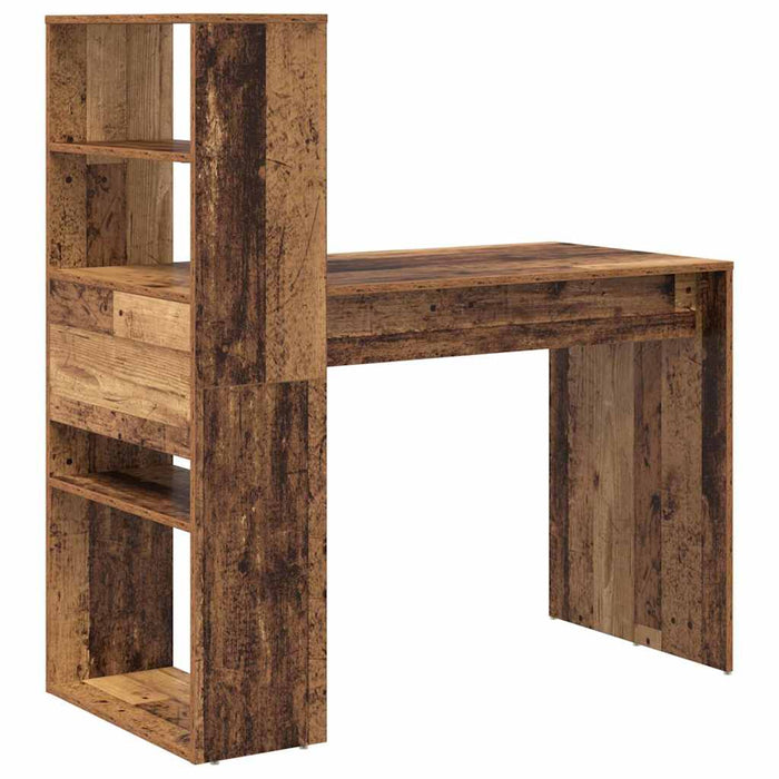 Birou cu raft Lemn Vechi 113 x 54 x 120 cm Lemn compozit - WALTI WALTI