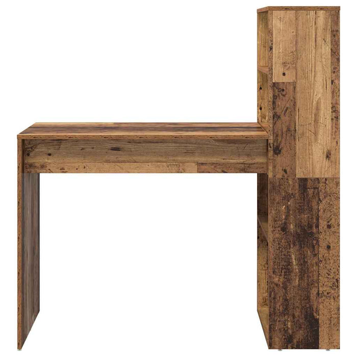Birou cu raft Lemn Vechi 113 x 54 x 120 cm Lemn compozit - WALTI WALTI