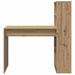 Birou cu raft Stejar Artizanal 113 x 54 x 120 cm Lemn compozit - WALTI WALTI