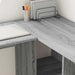 Birou cu raft sonoma gri 142 x 102 x 73 cm Lemn compozit - WALTI WALTI