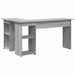 Birou cu raft sonoma gri 142 x 102 x 73 cm Lemn compozit - WALTI WALTI