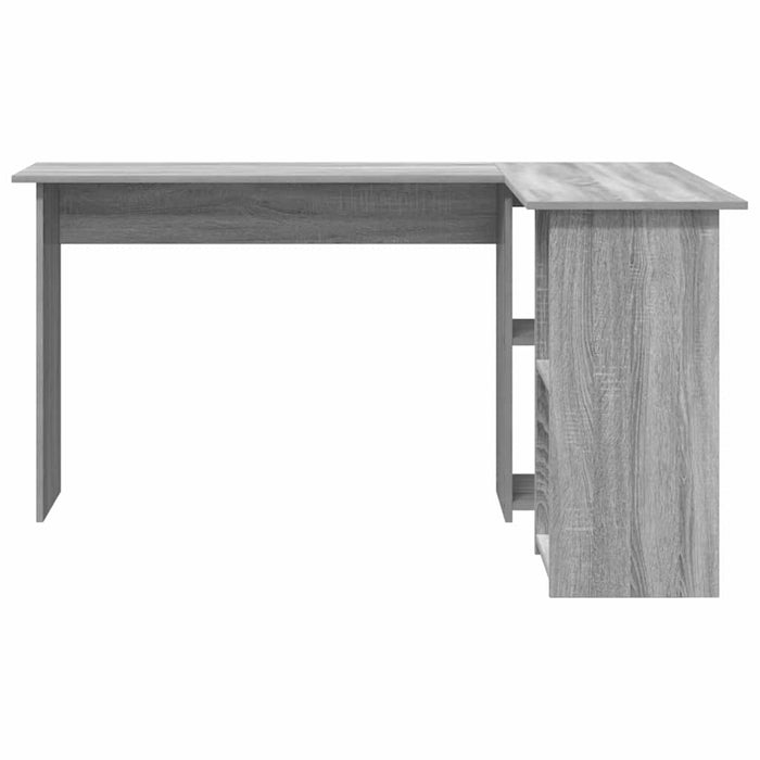 Birou cu raft sonoma gri 142 x 102 x 73 cm Lemn compozit - WALTI WALTI