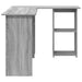 Birou cu raft sonoma gri 142 x 102 x 73 cm Lemn compozit - WALTI WALTI