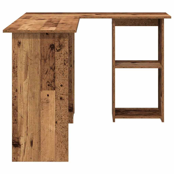 Birou cu raft Lemn vechi 142 x 102 x 73 cm Lemn compozit - WALTI WALTI