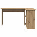 Birou cu raft stejar artizanal 142 x 102 x 73 cm Lemn compozit - WALTI WALTI