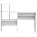 Birou cu raft Alb 131.5 x 50 x 106.5 cm Lemn compozit - WALTI WALTI