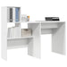 Birou cu raft Alb 131.5 x 50 x 106.5 cm Lemn compozit - WALTI WALTI