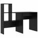 Birou cu raft Stejar negru 131.5 x 50 x 106.5 cm Lemn compozit - WALTI WALTI