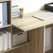 Birou cu raft Stejar sonoma 131.5 x 50 x 106.5 cm Lemn compozit - WALTI WALTI