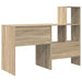 Birou cu raft Stejar sonoma 131.5 x 50 x 106.5 cm Lemn compozit - WALTI WALTI