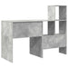 Birou cu raft Gri beton 131.5 x 50 x 106.5 cm Lemn compozit - WALTI WALTI