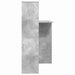Birou cu raft Gri beton 131.5 x 50 x 106.5 cm Lemn compozit - WALTI WALTI