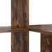 Birou cu raft Stejar afumat 131.5 x 50 x 106.5 cm Lemn compozit - WALTI WALTI