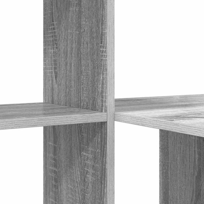 Birou cu raft sonoma gri 131.5 x 50 x 106.5 cm Lemn compozit - WALTI WALTI