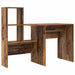 Birou cu raft Lemn vechi 131.5 x 50 x 106.5 cm Lemn compozit - WALTI WALTI