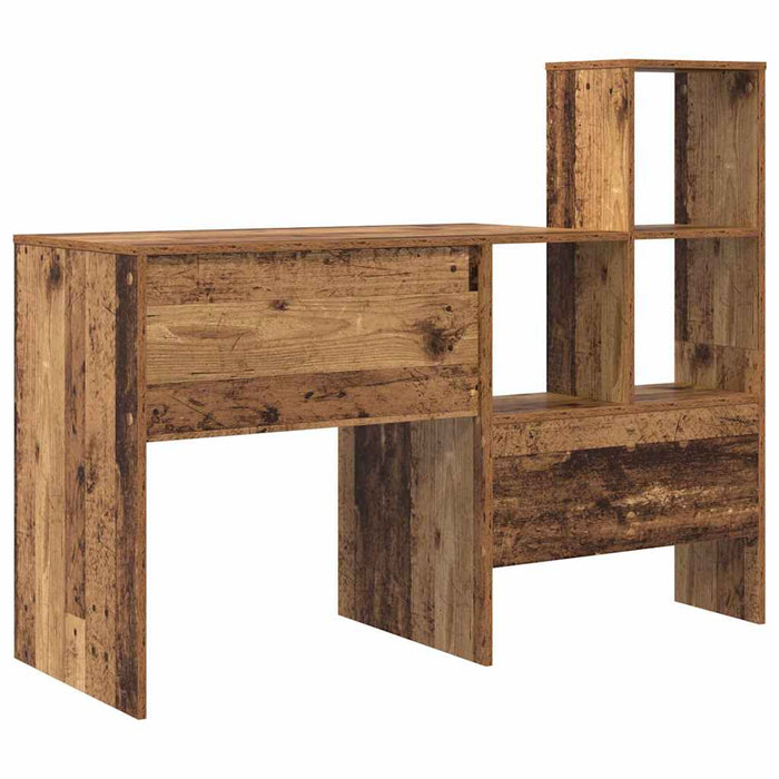 Birou cu raft Lemn vechi 131.5 x 50 x 106.5 cm Lemn compozit - WALTI WALTI