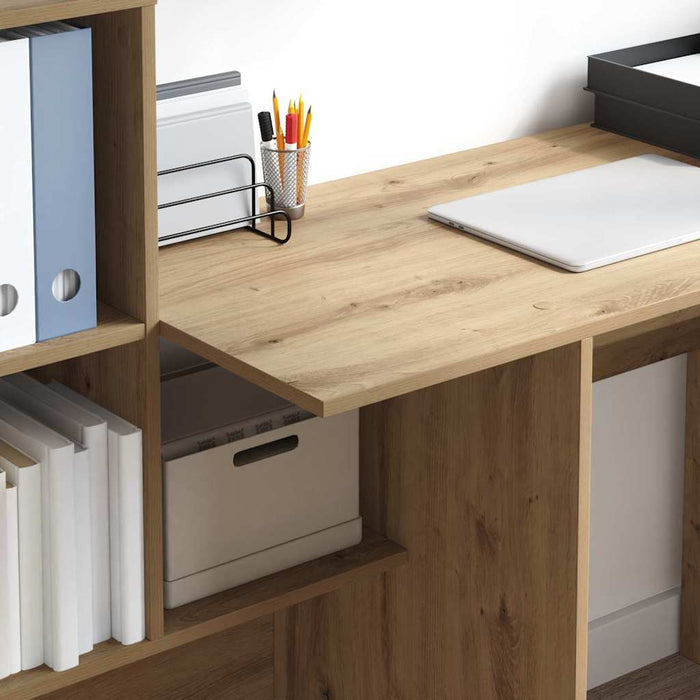 Birou stejar artizanal 131.5 x 50 x 106.5 cm Lemn compozit - WALTI WALTI