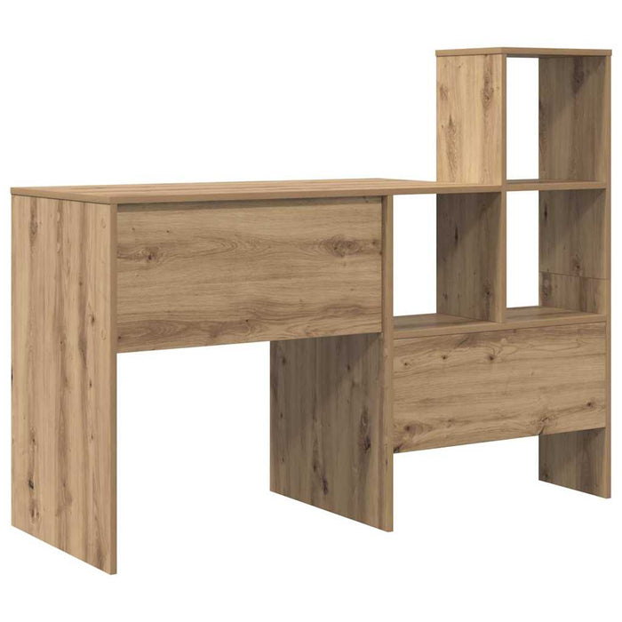 Birou stejar artizanal 131.5 x 50 x 106.5 cm Lemn compozit - WALTI WALTI
