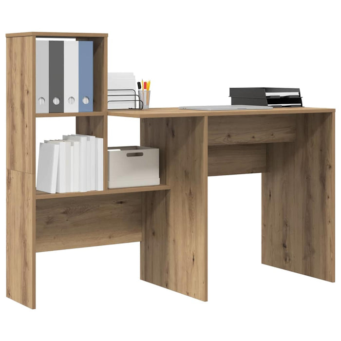 Birou stejar artizanal 131.5 x 50 x 106.5 cm Lemn compozit - WALTI WALTI