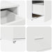 Dulap cu sertare cu roata Alb 55 x 45 x 33.5 cm Lemn compozit - WALTI WALTI