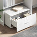 Dulap cu sertare cu roata Alb 55 x 45 x 33.5 cm Lemn compozit - WALTI WALTI